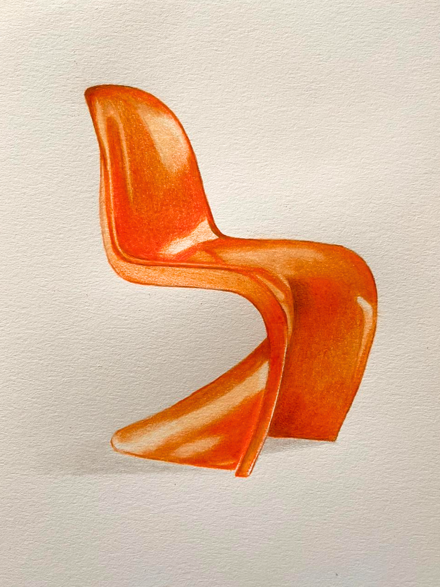 "Orange Panton Chair", 2024