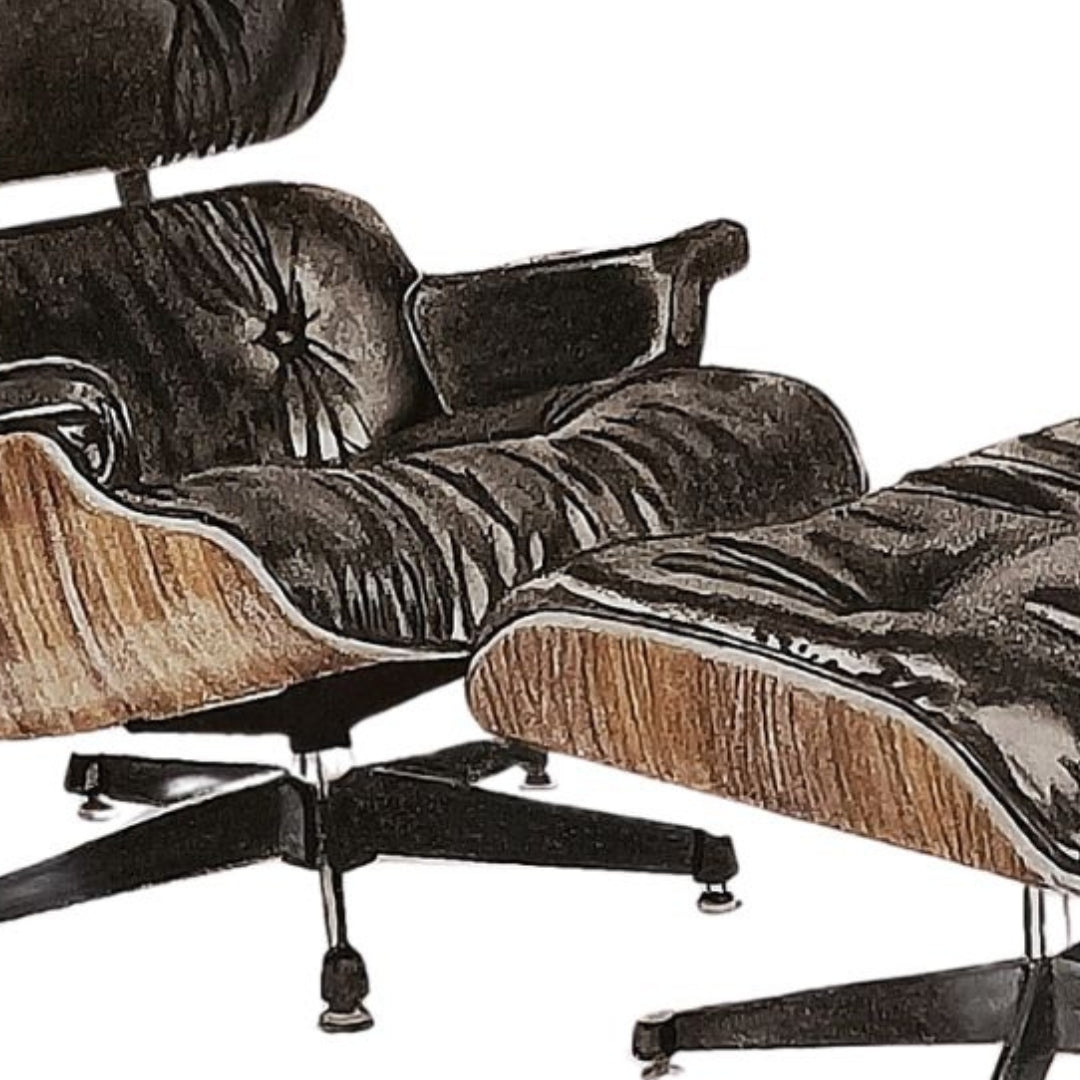 "Lounge chair & Ottoman", Print edition of 50